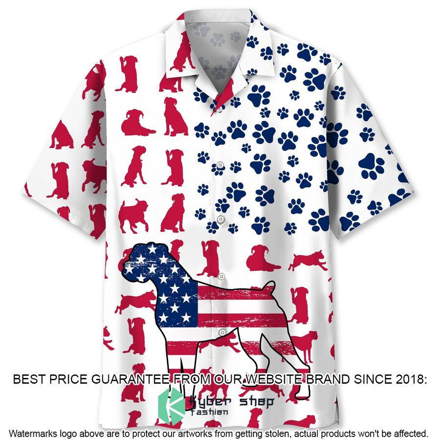 Boxer Set Icon Usa Hawaiian Shirt word2
