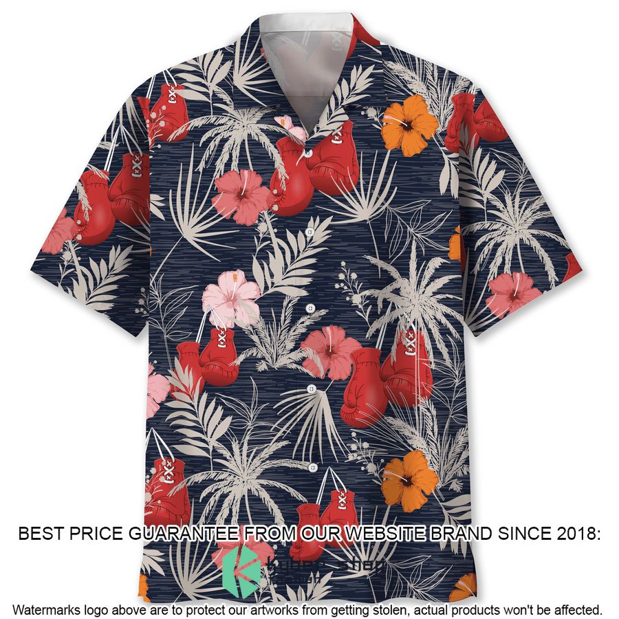 Boxing Hibiscus Hawaiian Shirt