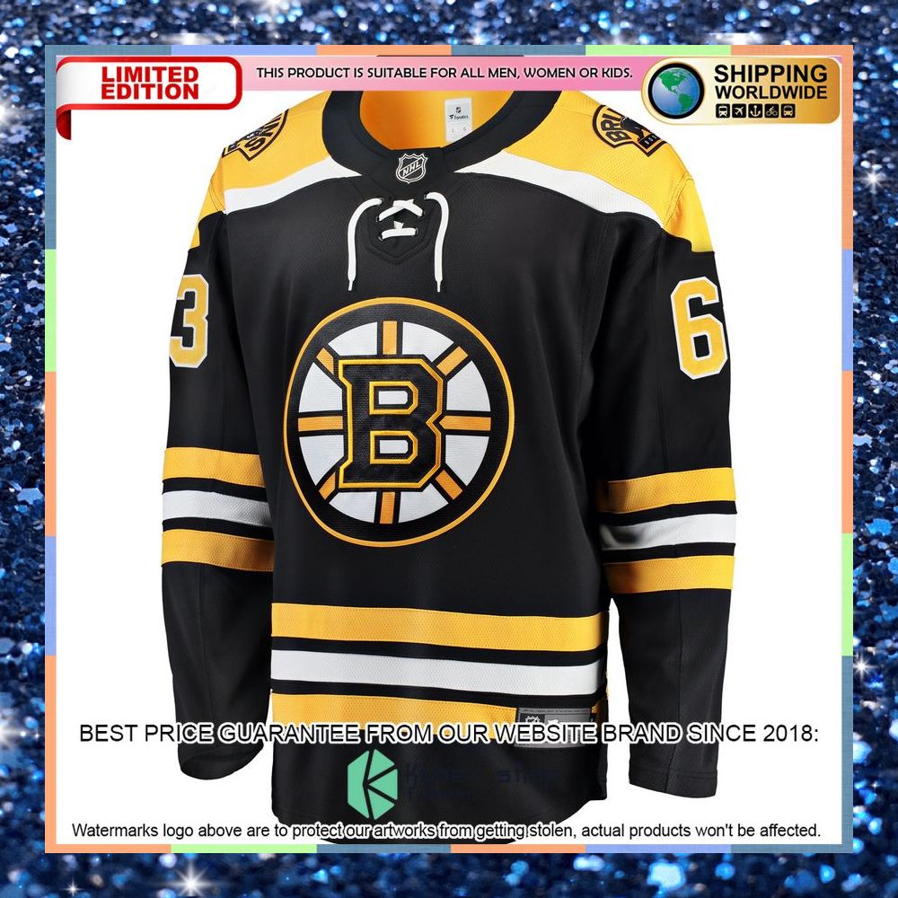 Brad Marchand Boston Bruins Breakaway Black Hockey Jersey 7 Brad Marchand Boston Bruins Breakaway Black Hockey Jersey word2