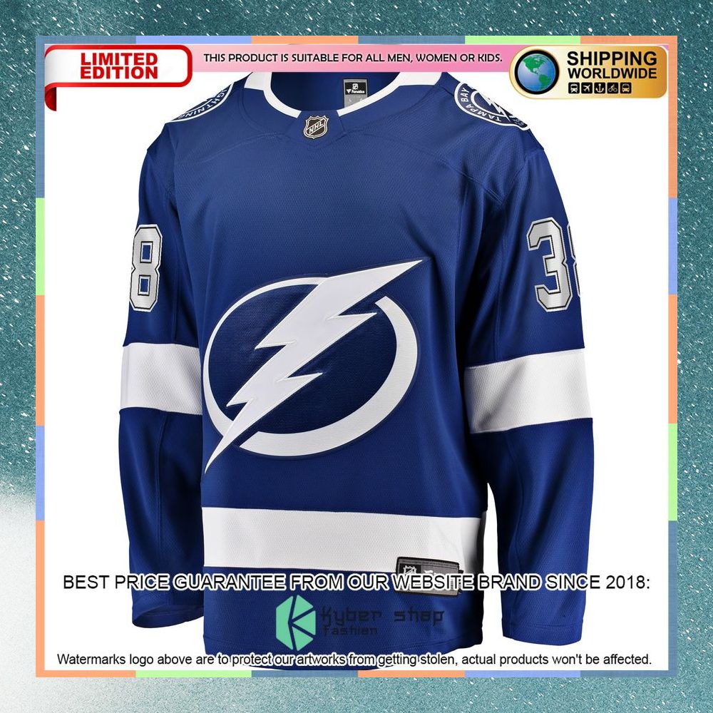 Brandon Hagel Tampa Bay Lightning Blue Hockey Jersey 6 Brandon Hagel Tampa Bay Lightning Blue Hockey Jersey word3