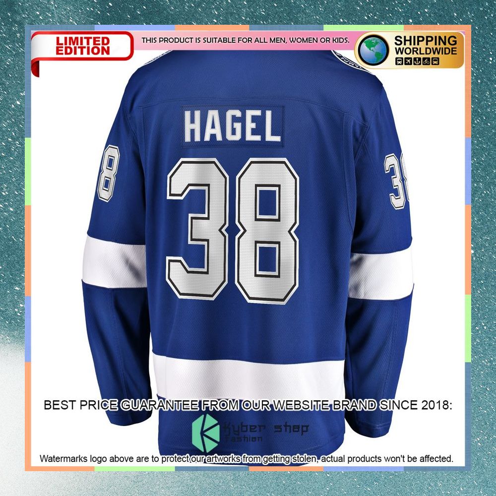 Brandon Hagel Tampa Bay Lightning Blue Hockey Jersey 7 Brandon Hagel Tampa Bay Lightning Blue Hockey Jersey word3