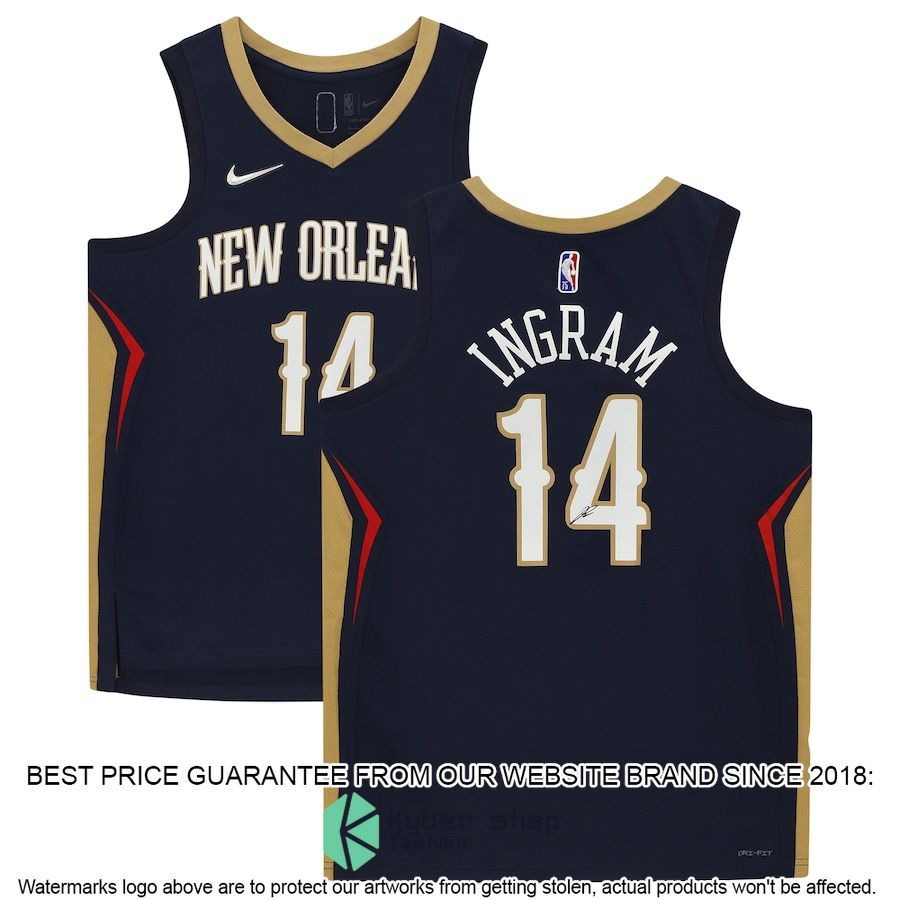 Brandon Ingram New Orleans Pelicans Nike Diamond Navy Basketball Jersey
