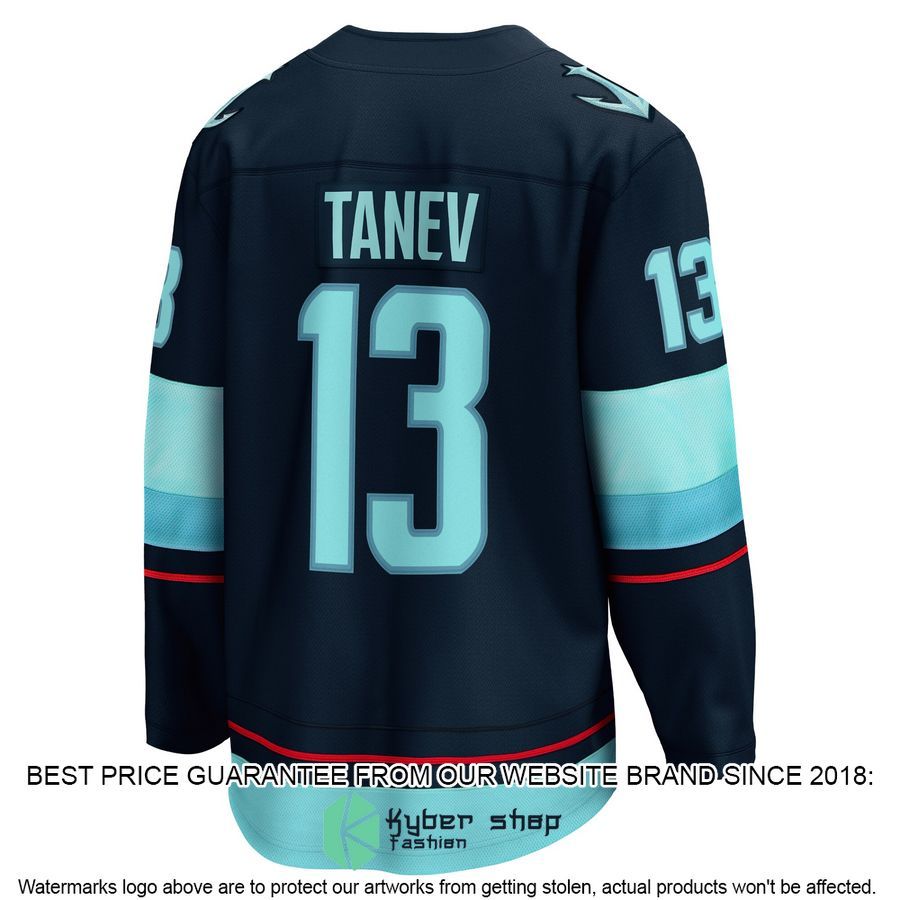 Brandon Tanev Seattle Kraken Premier Deep Sea Blue Hockey Jersey 3 Brandon Tanev Seattle Kraken Premier Deep Sea Blue Hockey Jersey word1