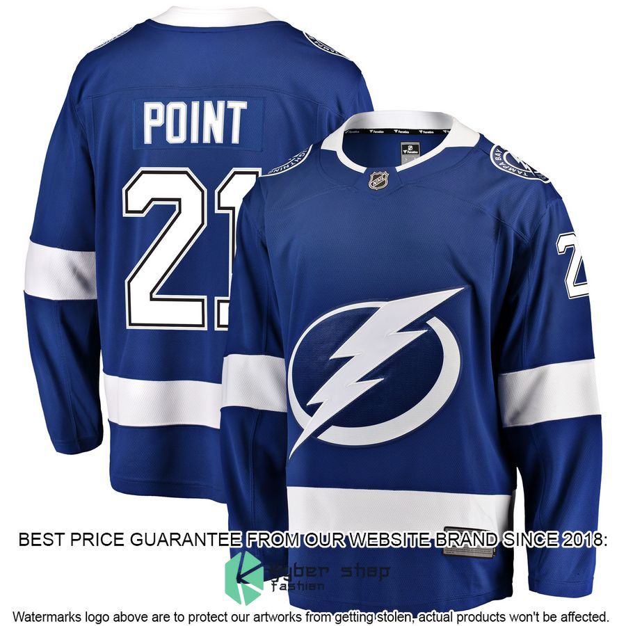 Brayden Point Tampa Bay Lightning Home Blue Hockey Jersey