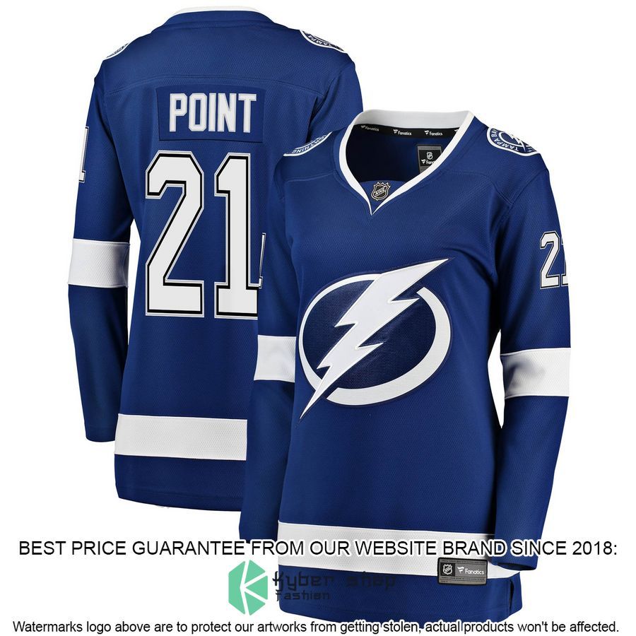 Brayden Point Tampa Bay Lightning Women's Premier Blue Hockey Jersey