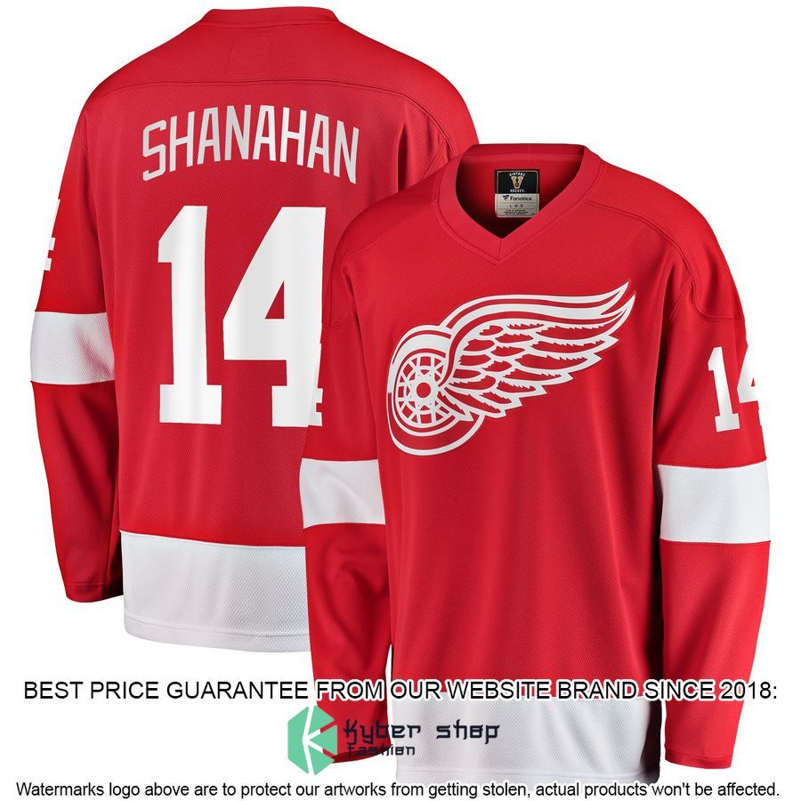 Brendan Shanahan Detroit Red Wings Premier Retired Red Hockey Jersey