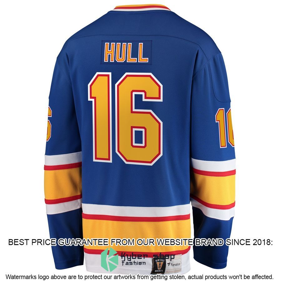 Brett Hull St. Louis Blues Premier Retired Blue Hockey Jersey 3 Brett Hull St. Louis Blues Premier Retired Blue Hockey Jersey word2