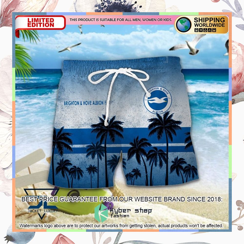 Brighton & Hove Albion F.C Hawaiian Shirt, Shorts 6 Brighton & Hove Albion F.C Hawaiian Shirt, Shorts word2