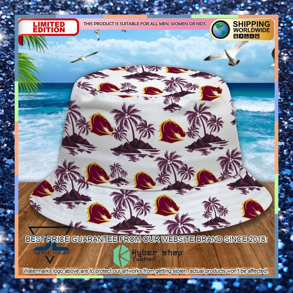 Brisbane Broncos Bucket Hat 3 Brisbane Broncos Bucket Hat word3