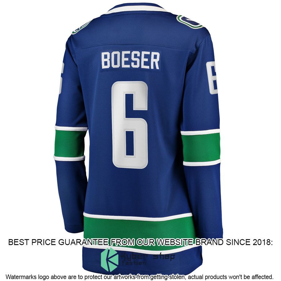 Brock Boeser Vancouver Canucks Women's Blue Hockey Jersey 3 Brock Boeser Vancouver Canucks Women's Blue Hockey Jersey word3
