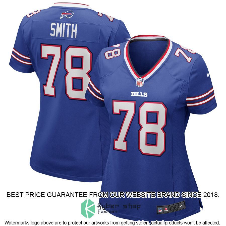 Bruce Smith Buffalo Bills Women's Royal Football Jersey