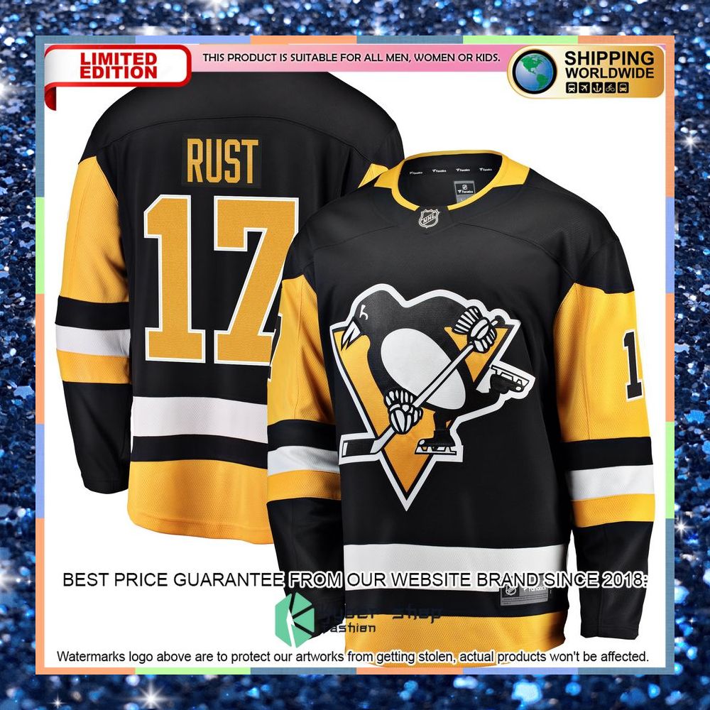 Bryan Rust Pittsburgh Penguins Home Black Hockey Jersey 5 Bryan Rust Pittsburgh Penguins Home Black Hockey Jersey word1