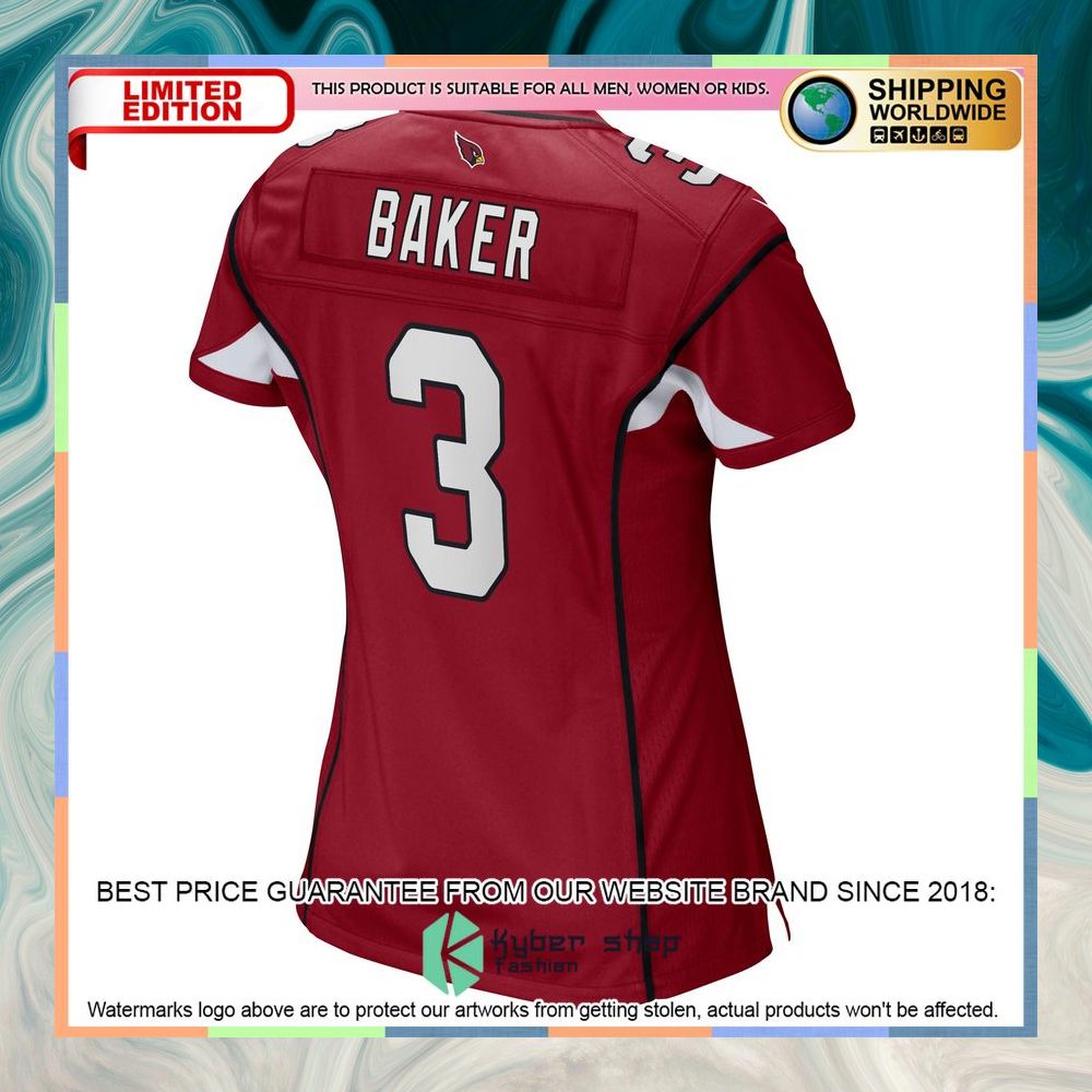 Budda Baker Arizona Cardinals Women's Cardinal Football Jersey 8 Budda Baker Arizona Cardinals Women's Cardinal Football Jersey word2