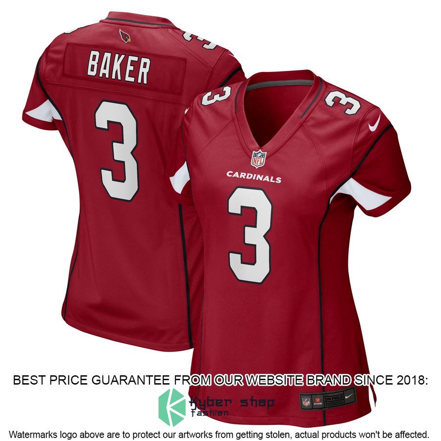 Budda Baker Arizona Cardinals Women's Cardinal Football Jersey 4 Budda Baker Arizona Cardinals Women's Cardinal Football Jersey word2