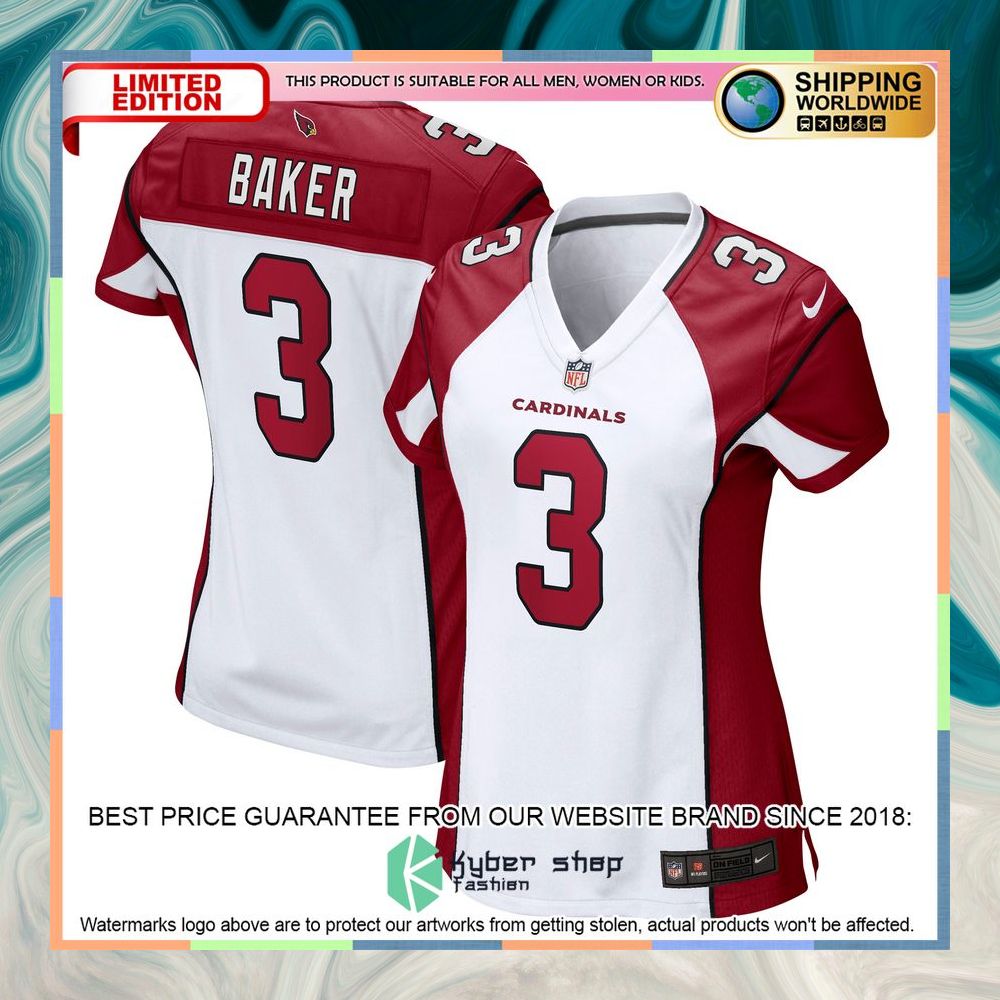 Budda Baker Arizona Cardinals Women's Cardinal Football Jersey 10 Budda Baker Arizona Cardinals Women's Cardinal Football Jersey word2