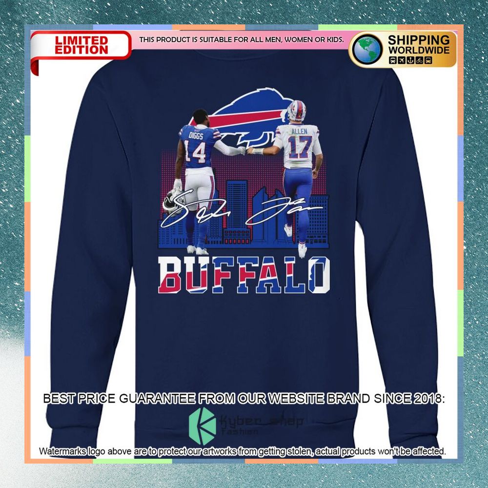 Buffalo Bills Josh Allen and Stefon Diggs Shirt, Hoodie 9 Buffalo Bills Josh Allen and Stefon Diggs Shirt, Hoodie word1