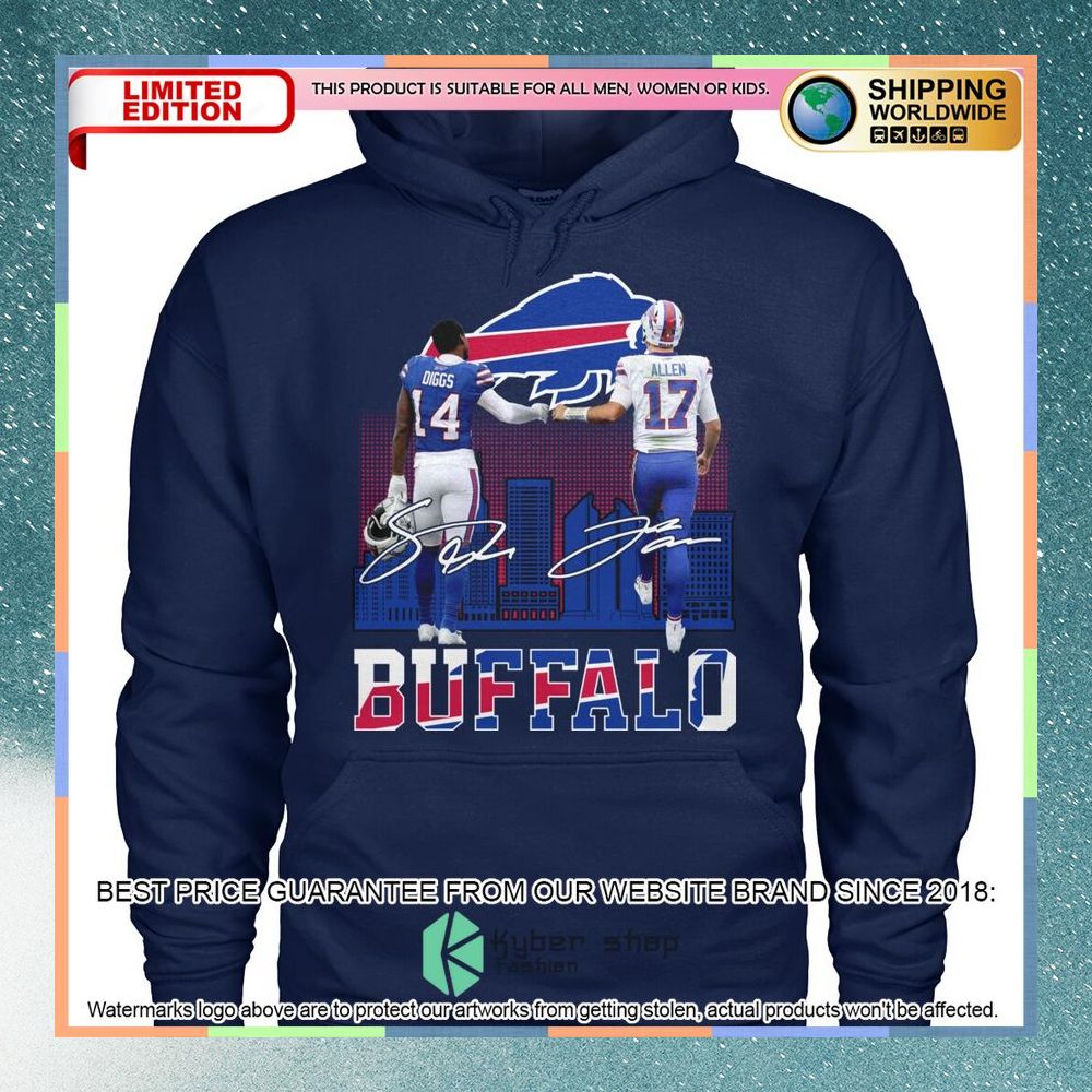 Buffalo Bills Josh Allen and Stefon Diggs Shirt, Hoodie 10 Buffalo Bills Josh Allen and Stefon Diggs Shirt, Hoodie word1