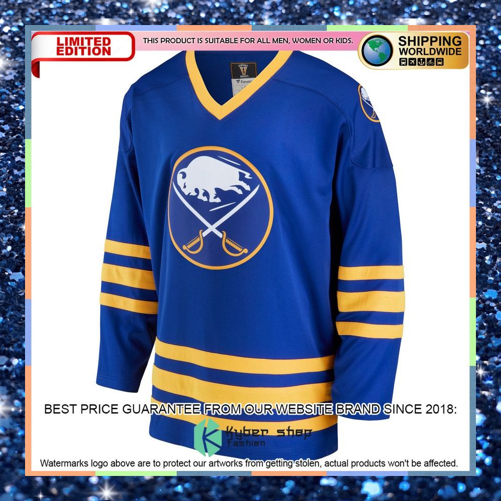 Buffalo Sabres Premier Heritage Royal Hockey Jersey 6 Buffalo Sabres Premier Heritage Royal Hockey Jersey word2