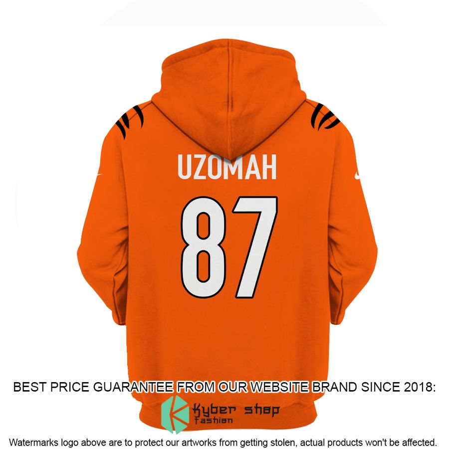 C. J. Uzomah 87 Cincinnati Bengals orange Shirt, Hoodie 4 C. J. Uzomah 87 Cincinnati Bengals orange Shirt, Hoodie word2