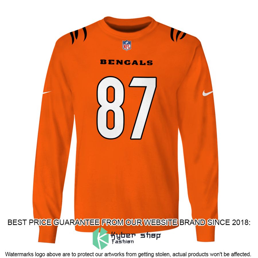 C. J. Uzomah 87 Cincinnati Bengals orange Shirt, Hoodie 5 C. J. Uzomah 87 Cincinnati Bengals orange Shirt, Hoodie word2