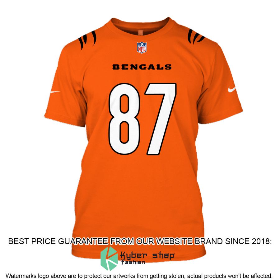 C. J. Uzomah 87 Cincinnati Bengals orange Shirt, Hoodie 7 C. J. Uzomah 87 Cincinnati Bengals orange Shirt, Hoodie word2