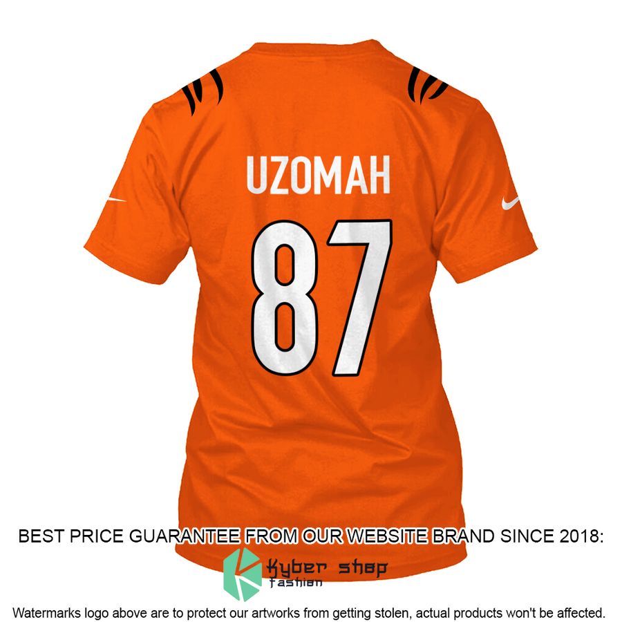 C. J. Uzomah 87 Cincinnati Bengals orange Shirt, Hoodie 8 C. J. Uzomah 87 Cincinnati Bengals orange Shirt, Hoodie word2
