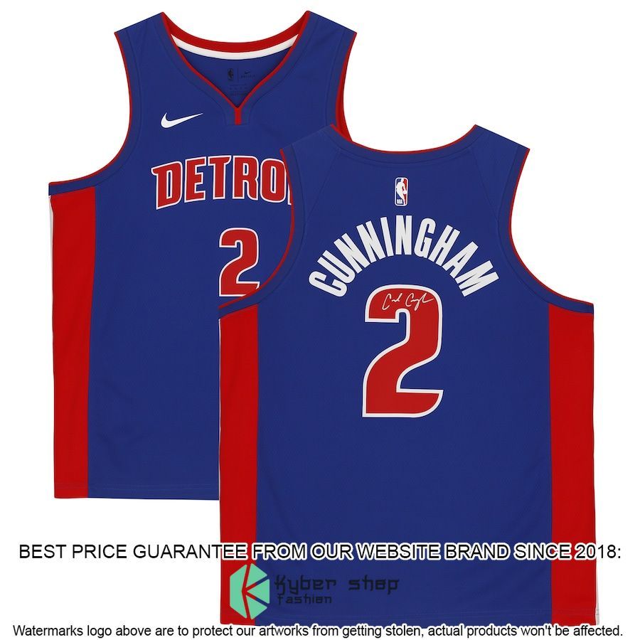 Cade Cunningham Detroit Pistons Basketball Jersey