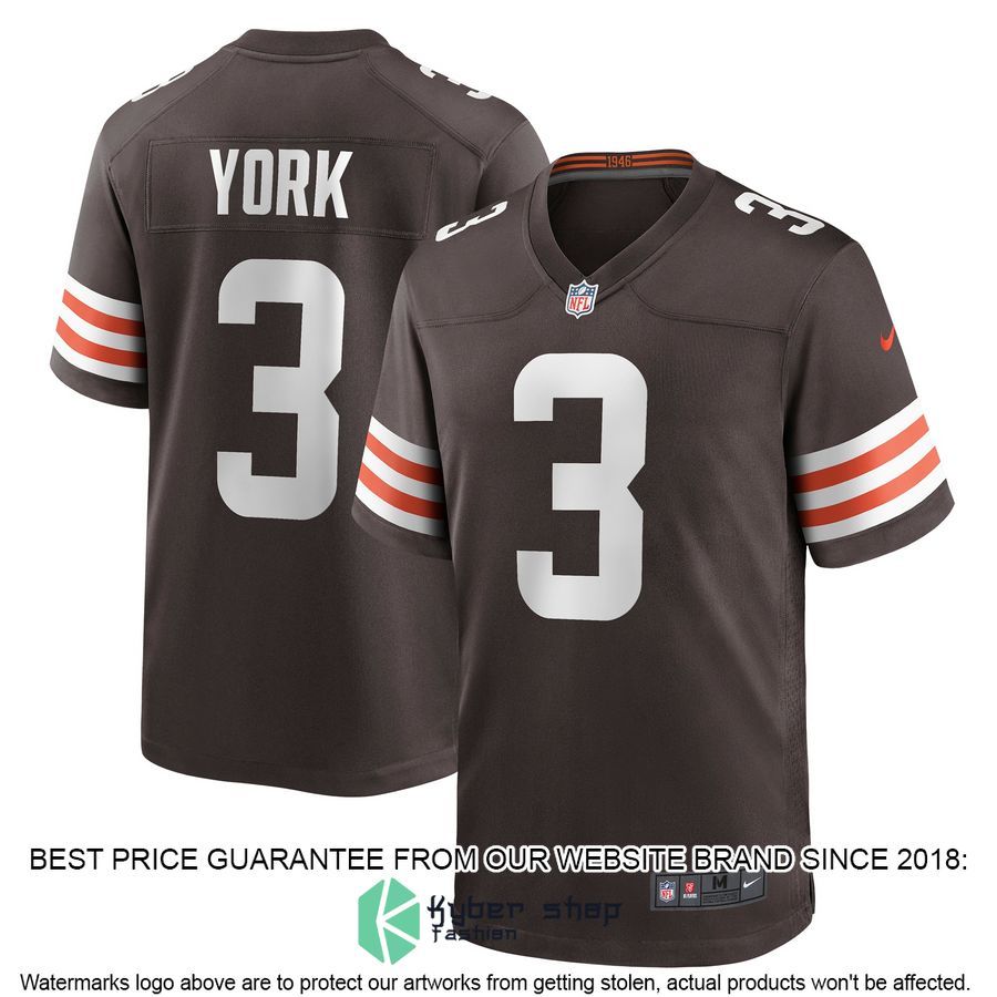 Cade York Cleveland Browns White Football Jersey 5 Cade York Cleveland Browns White Football Jersey word1