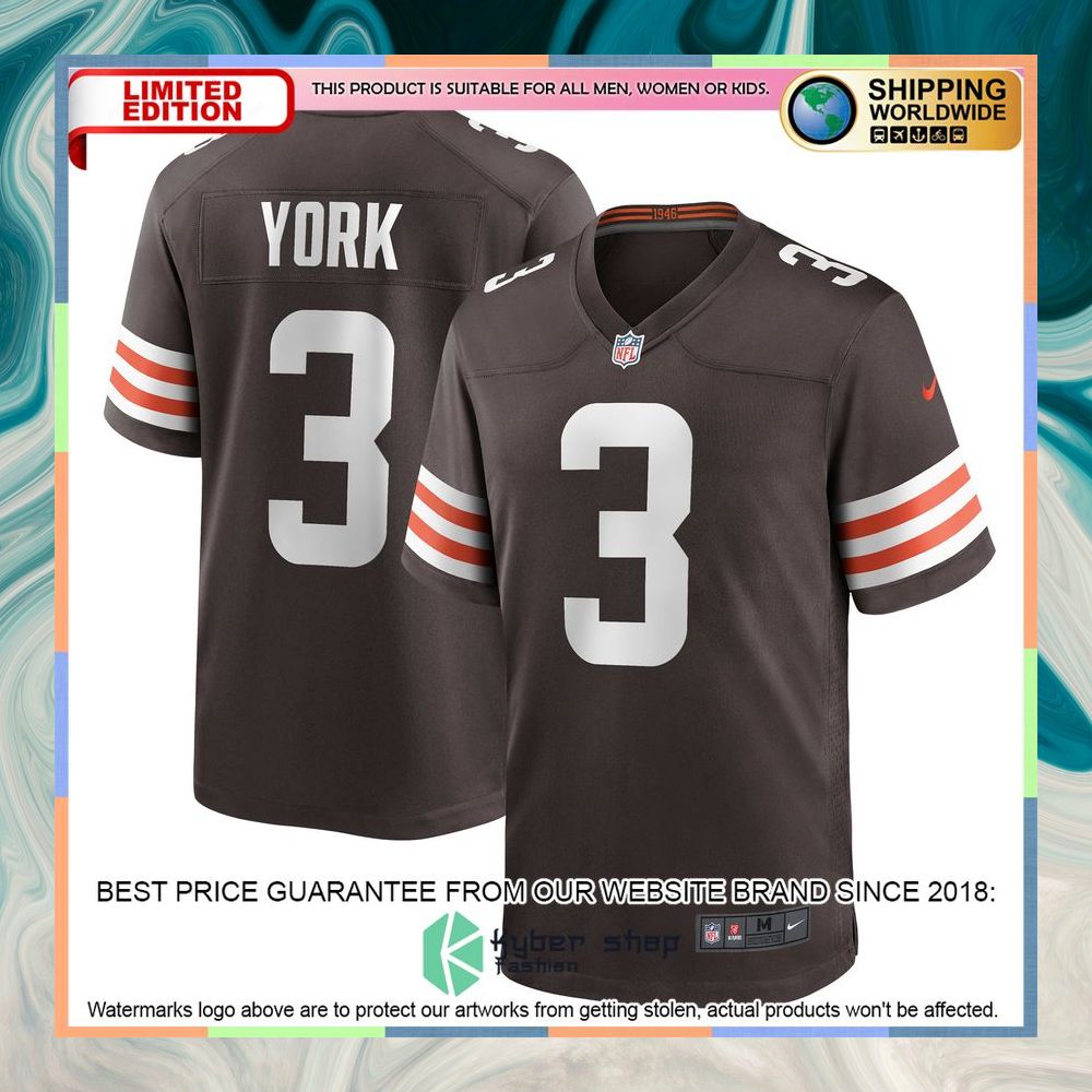Cade York Cleveland Browns White Football Jersey 10 Cade York Cleveland Browns White Football Jersey word1