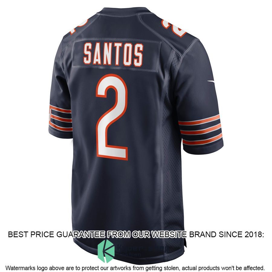 Cairo Santos Chicago Bears Navy Football Jersey 3 Cairo Santos Chicago Bears Navy Football Jersey word3