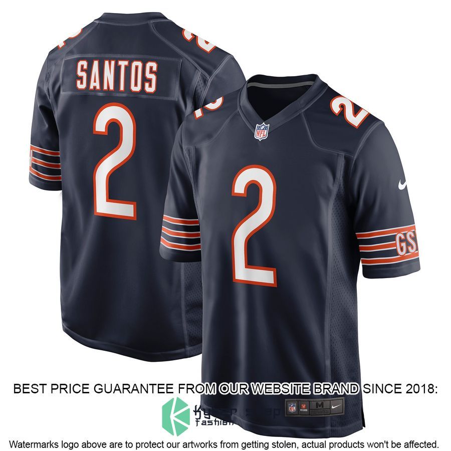 Cairo Santos Chicago Bears Navy Football Jersey 4 Cairo Santos Chicago Bears Navy Football Jersey word3