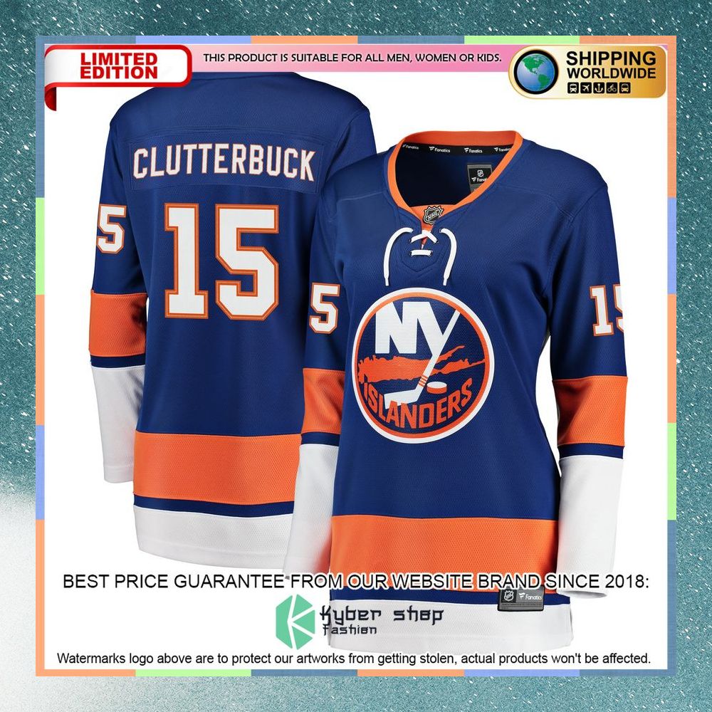 Cal Clutterbuck New York Islanders Women's Royal Hockey Jersey 5 Cal Clutterbuck New York Islanders Women's Royal Hockey Jersey word3