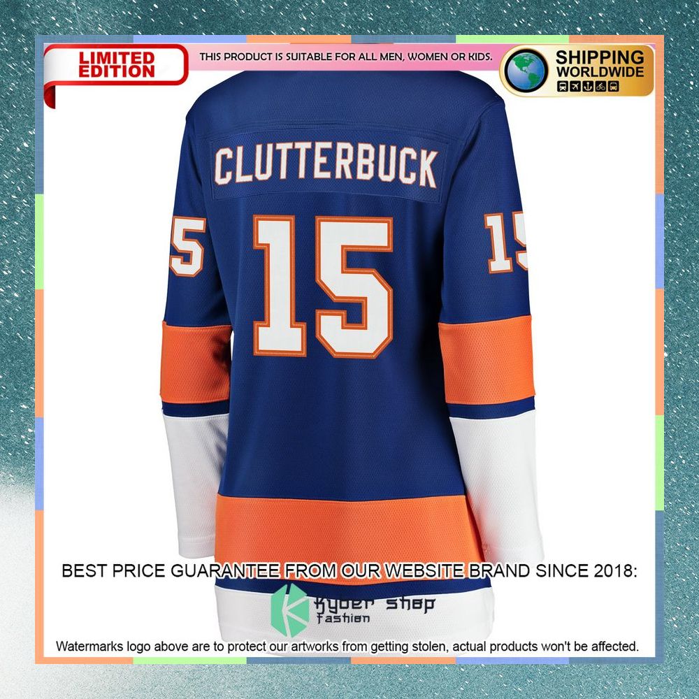 Cal Clutterbuck New York Islanders Women's Royal Hockey Jersey 7 Cal Clutterbuck New York Islanders Women's Royal Hockey Jersey word3