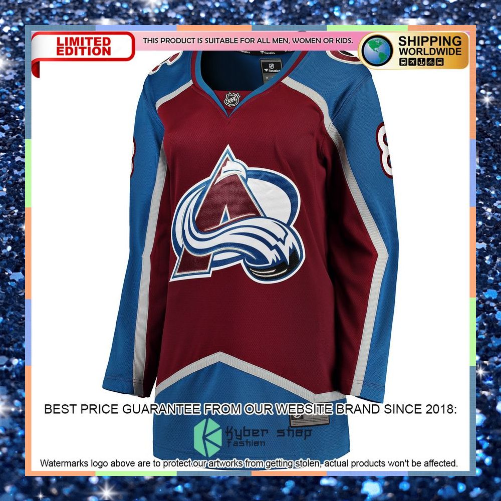 Cale Makar Colorado Avalanche Women's Home Premier Burgundy Hockey Jersey 7 Cale Makar Colorado Avalanche Women's Home Premier Burgundy Hockey Jersey word3