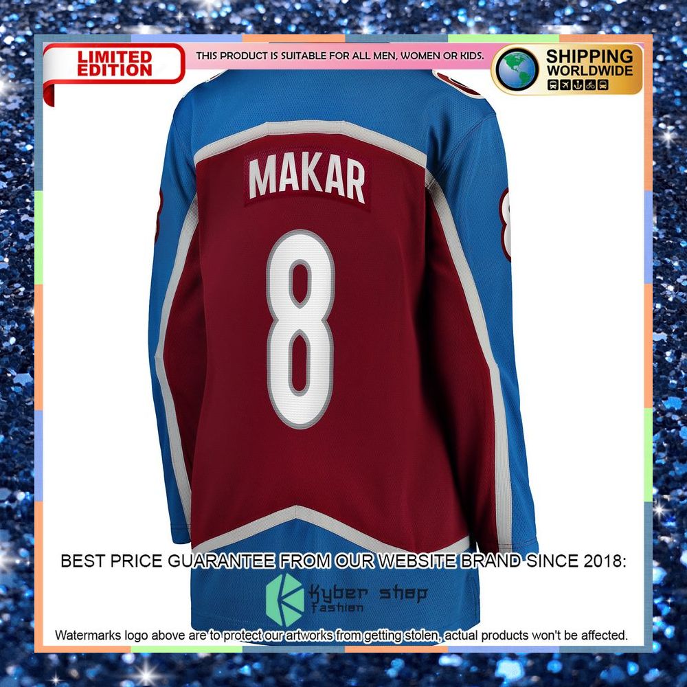 Cale Makar Colorado Avalanche Women's Home Premier Burgundy Hockey Jersey 8 Cale Makar Colorado Avalanche Women's Home Premier Burgundy Hockey Jersey word3