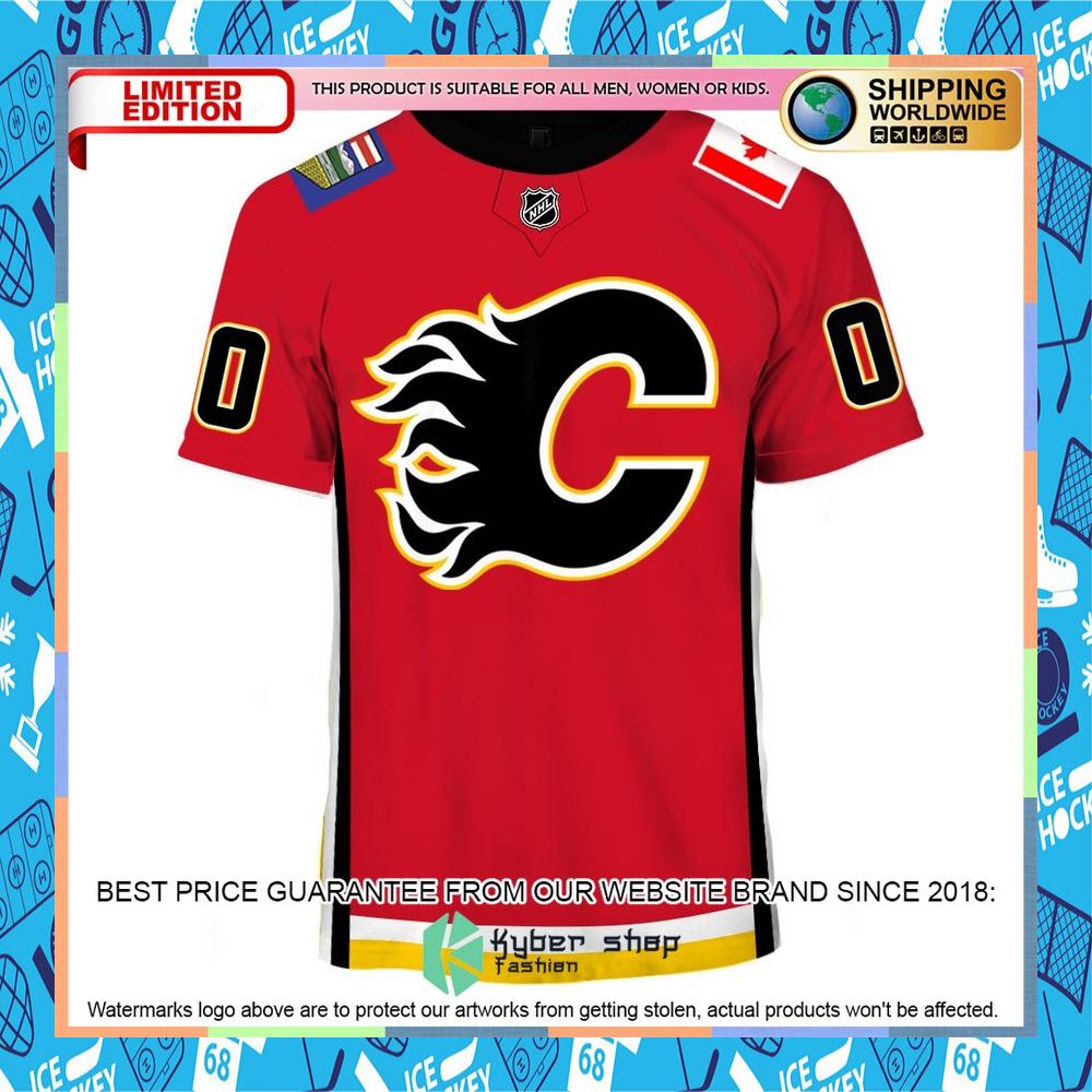 Calgary Flames CUSTOM Shirt, Hoodie 8 Calgary Flames CUSTOM Shirt, Hoodie word1