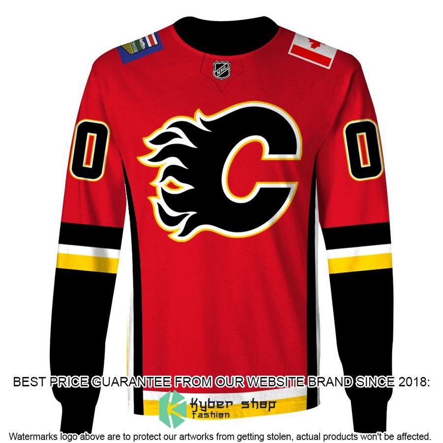 Calgary Flames CUSTOM Shirt, Hoodie 3 Calgary Flames CUSTOM Shirt, Hoodie word1