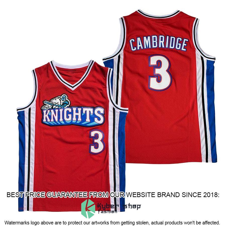 Calvin Cambridge La Knights Like Mike Basketball Jersey word3