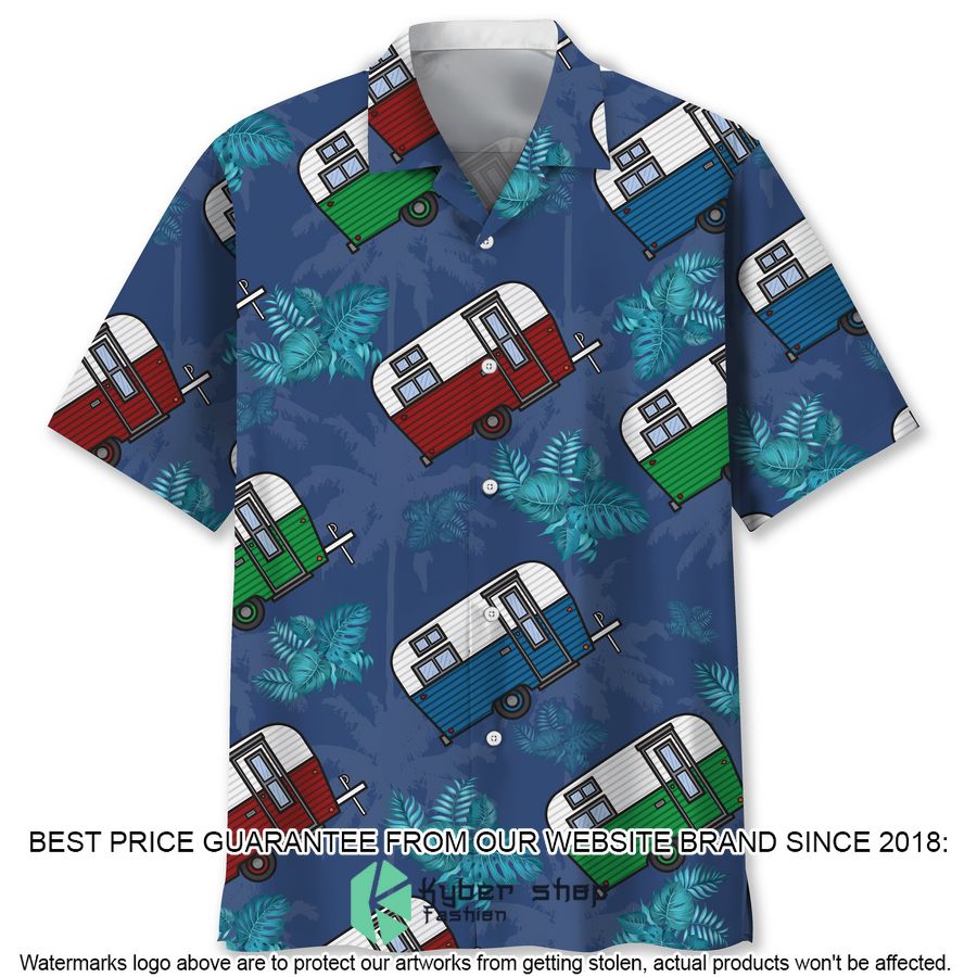 Camping Tropical Hawaiian Shirt