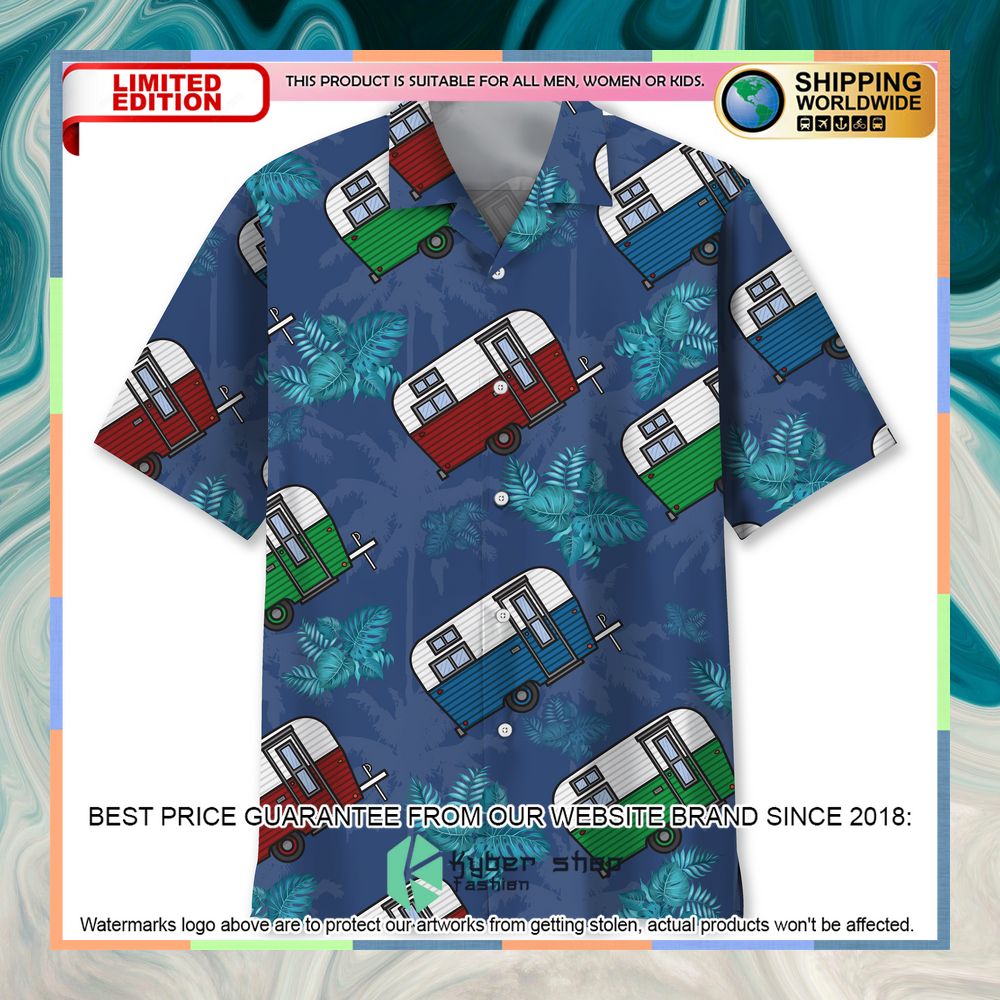 Camping Tropical Hawaiian Shirt 3 Camping Tropical Hawaiian Shirt word3