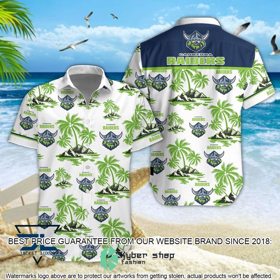 Canberra Raiders Hawaiian Shirt, Shorts
