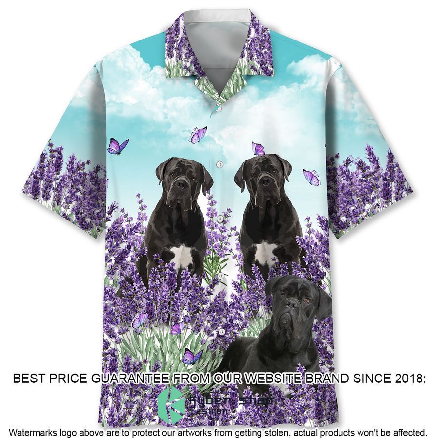 Cane Corso Lavender Hawaiian Shirt