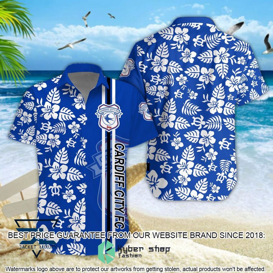 Cardiff City F.C Hawaiian Shirt, Shorts