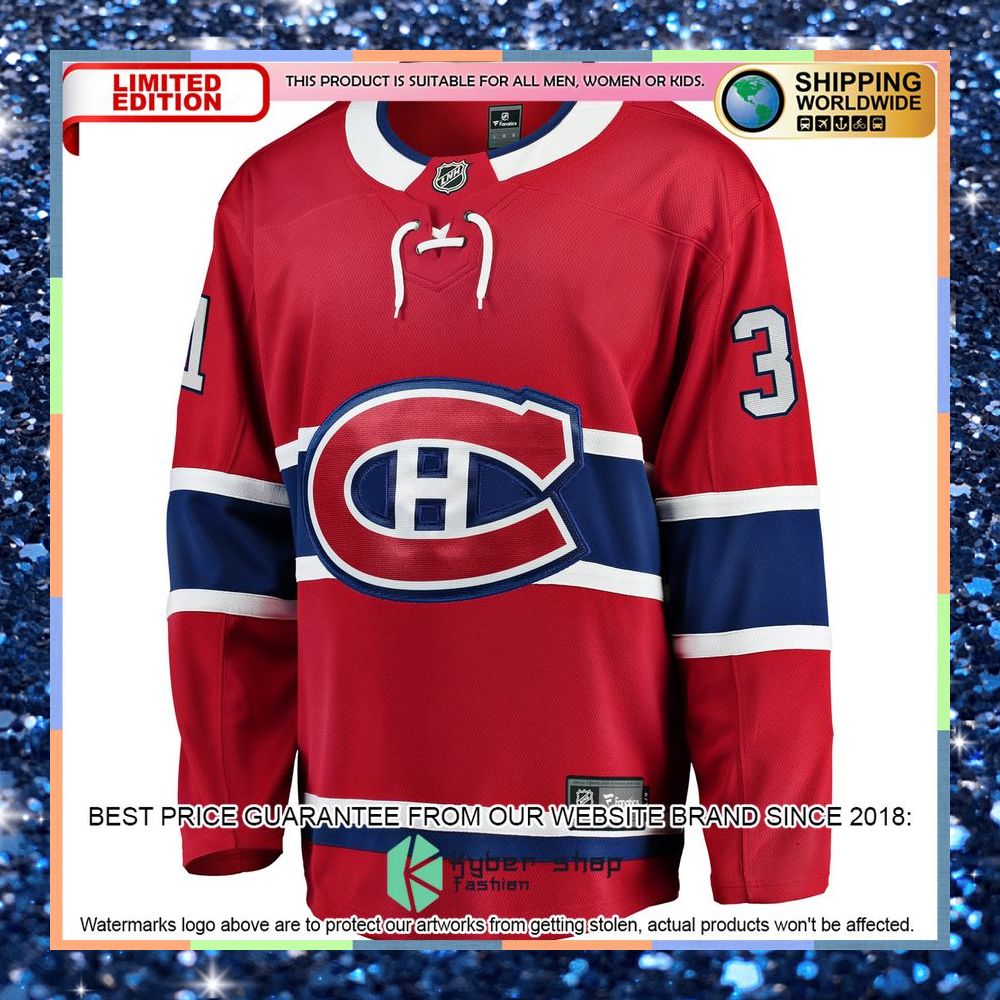 Carey Price Montreal Canadiens Breakaway Red Hockey Jersey 6 Carey Price Montreal Canadiens Breakaway Red Hockey Jersey word1