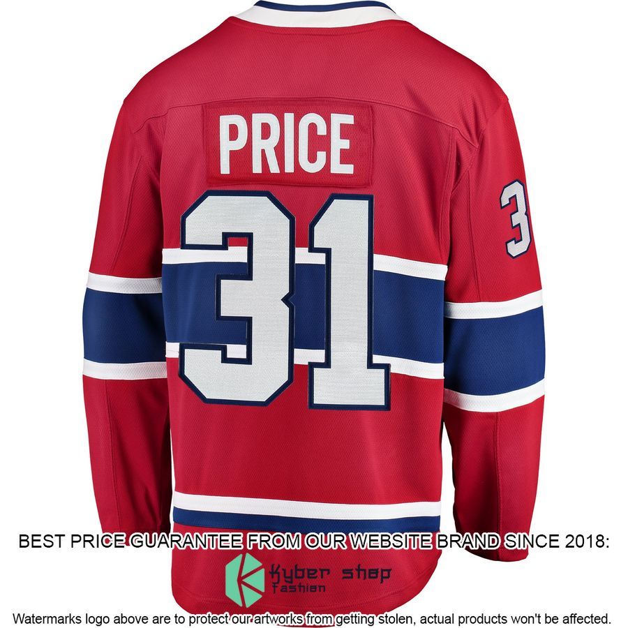 Carey Price Montreal Canadiens Breakaway Red Hockey Jersey 3 Carey Price Montreal Canadiens Breakaway Red Hockey Jersey word1