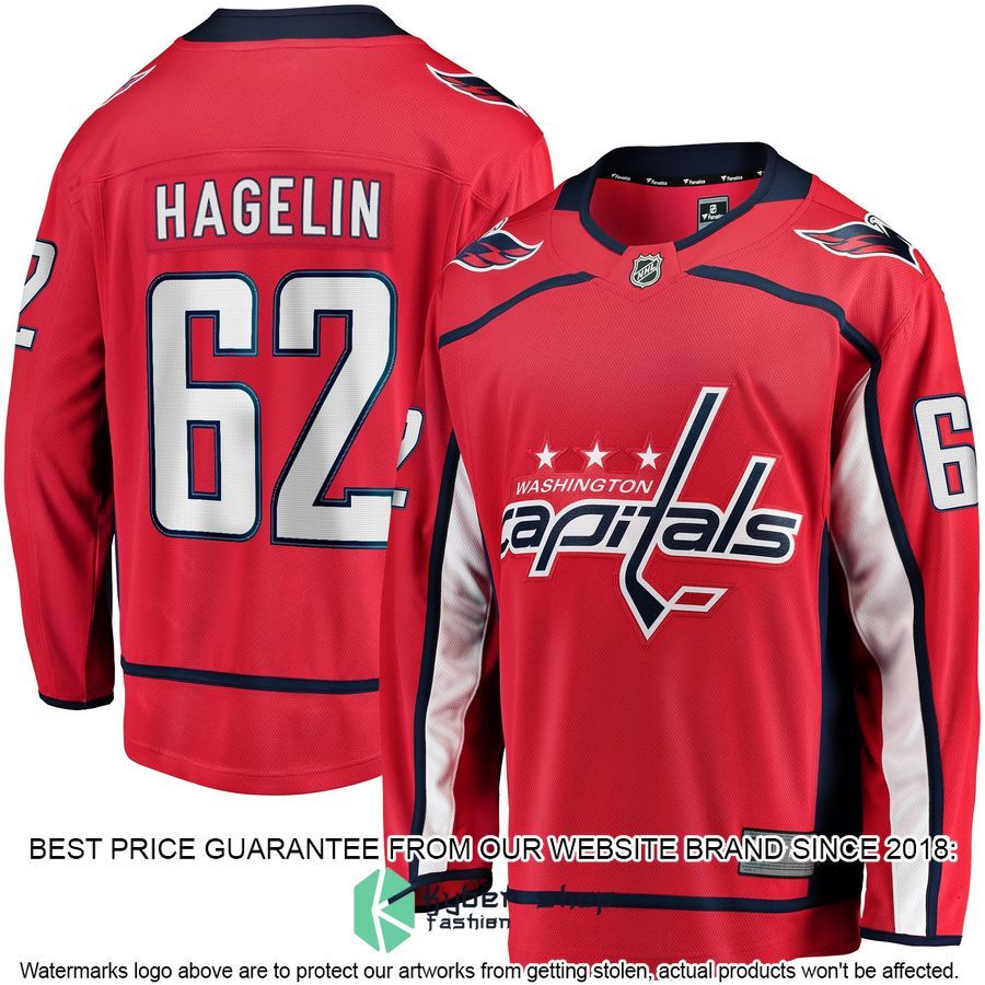 Carl Hagelin Washington Capitals Replica Red Hockey Jersey