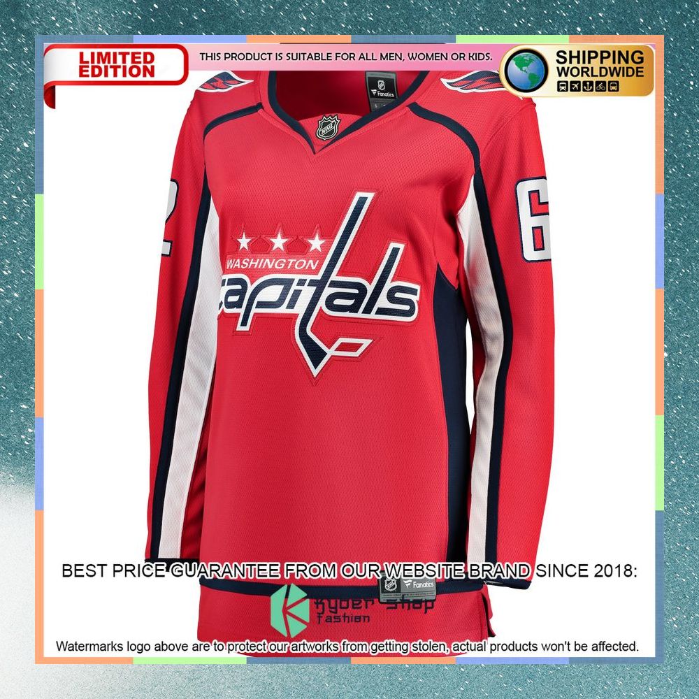 Carl Hagelin Washington Capitals Women's Red Hockey Jersey 6 Carl Hagelin Washington Capitals Women's Red Hockey Jersey word3