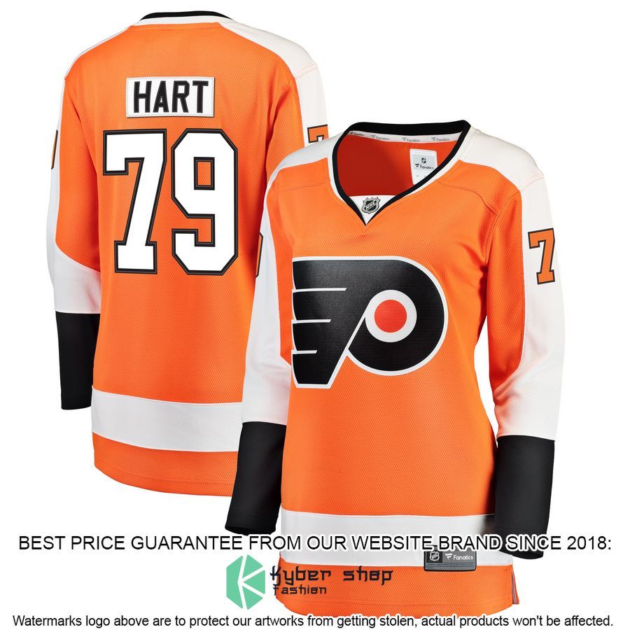 Carter Hart Philadelphia Flyers Women's Orange Hockey Jersey