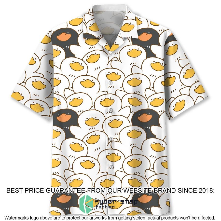 Cartoon Cute Duck Hawaiian Shirt