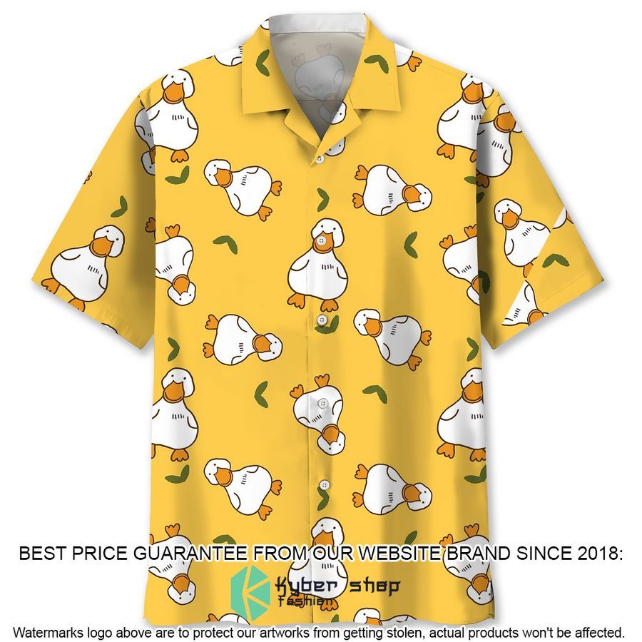 Cartoon Duck Hawaiian Shirt